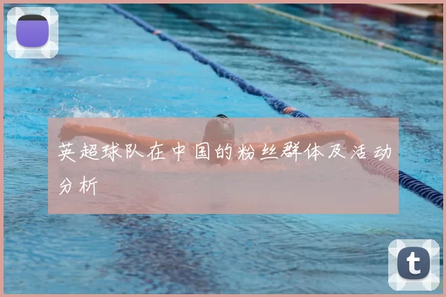英超球队在中国的粉丝群体及活动分析